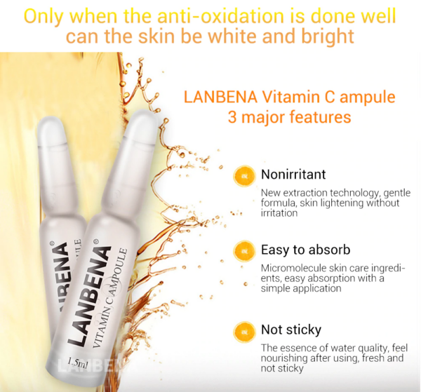 vitamin c whitening serum from lanbena