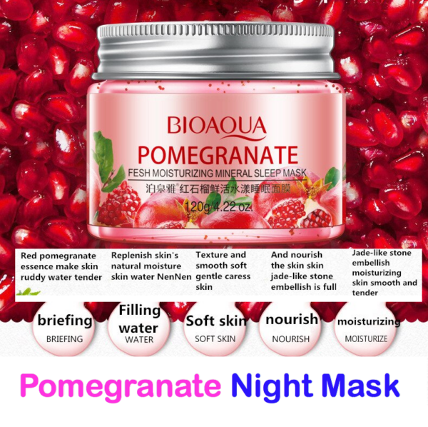 bioaqua pomegranate night mask
