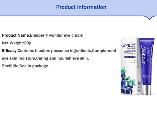 wonder dark circle eye cream ingredients