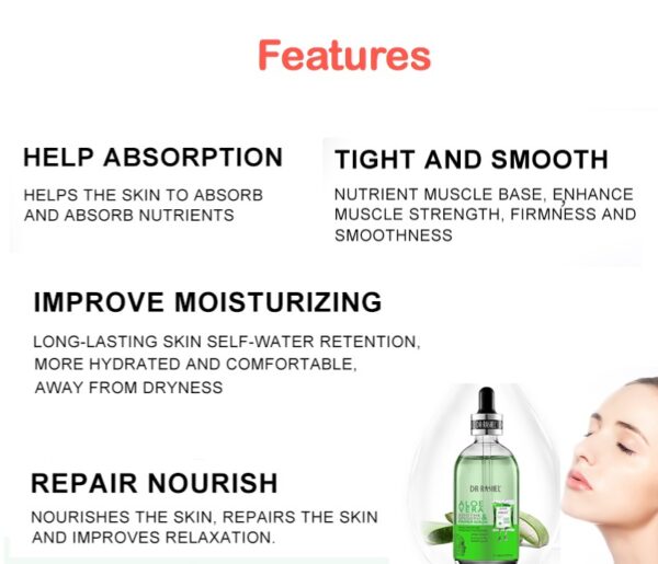 dr rashel aloe vera soothing serum features