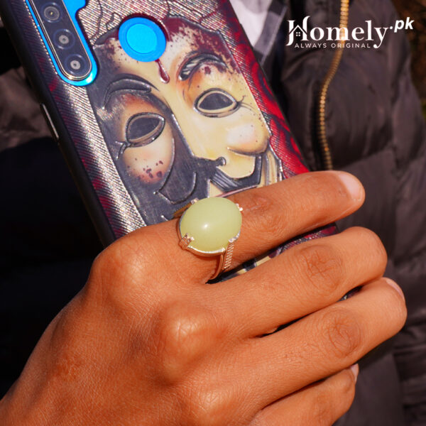 Jugnu stone ring for men
