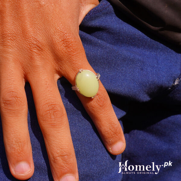 Jugnu stone ring for men