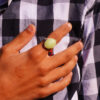 Jugnu stone ring for men