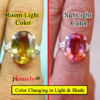 color changing stone ring for men