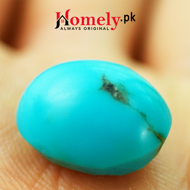 Natural and Original Green Spot Turquoise Stone Feroza