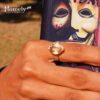Pukhraj stone rings for men