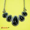 antigue jewellery black agate