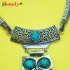 Owl Ancient Greece Style Turquoise Necklace
