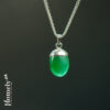 Green Agate locket