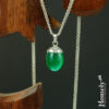 Green Agate locket