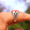 Marjan Silver hand ring for men image 4