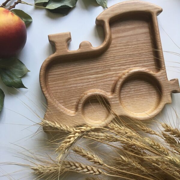 Train Wooden Food Tray image 5