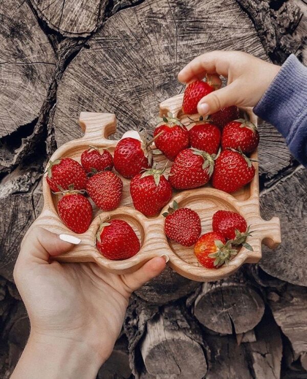 Train Wooden Food Tray image 4