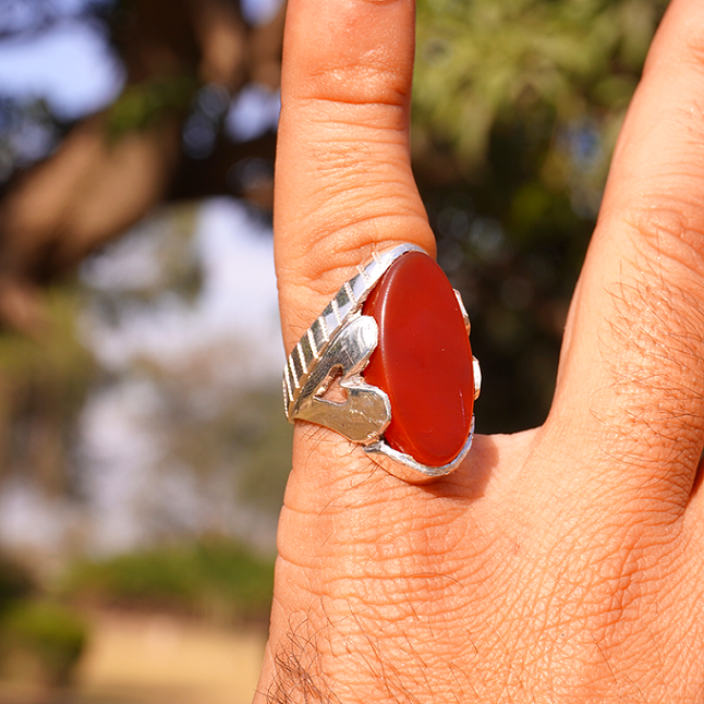 Blood Red Yemeni Aqeeq Ring Agate Rings 925 Sterling Silver Ring Mens  Jewellery Handmade Rings Natural Gemstone Ring Natural Aqiq Akik Stone -  Etsy | Rings for men, Agate ring, Silver rings