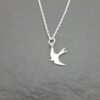 Diving Bird Beautiful Sterling Silver Locket