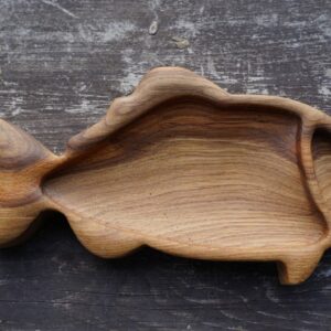 Fish Wooden Tray for Food image 1