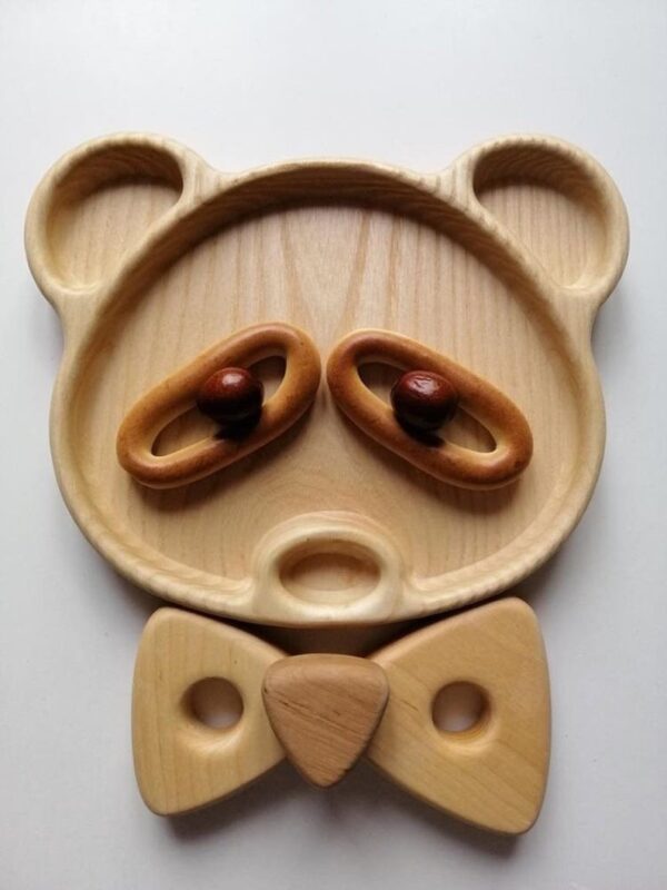 Panda tray image for babies food 1