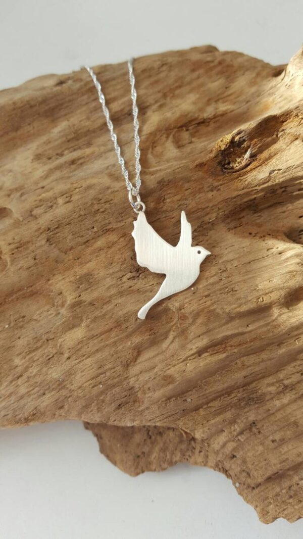 Peace Pigeon Sterling silver locket