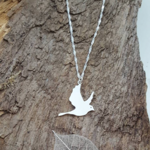 Peace Pigeon Sterling silver locket