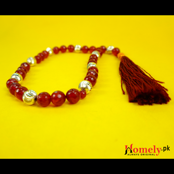 Red-Jade-With-Silver-Beads-image-3