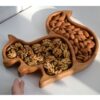 Squirrel Wooden Food Tray image 1