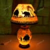 Camel skin lamps