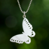 Butterfly 1 Sterling Silver Locket