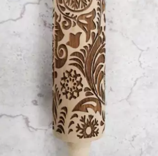 Patterned-Engraved-Rolling-Pin