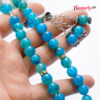 blue aqeeq blue agate rosary tasbeeh