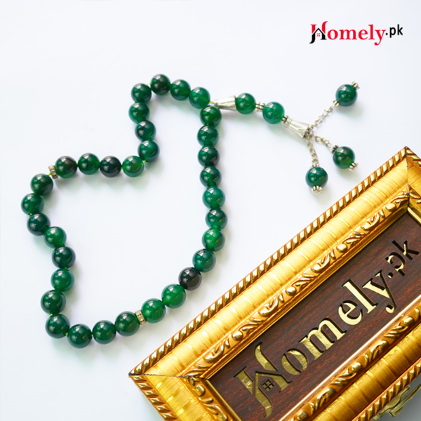 green agate rosary sabz aqeeq tasbeeh