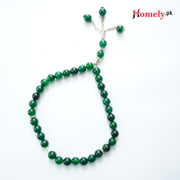 green agate rosary sabz aqeeq tasbeeh