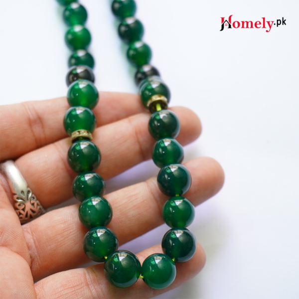 green agate rosary sabz aqeeq tasbeeh