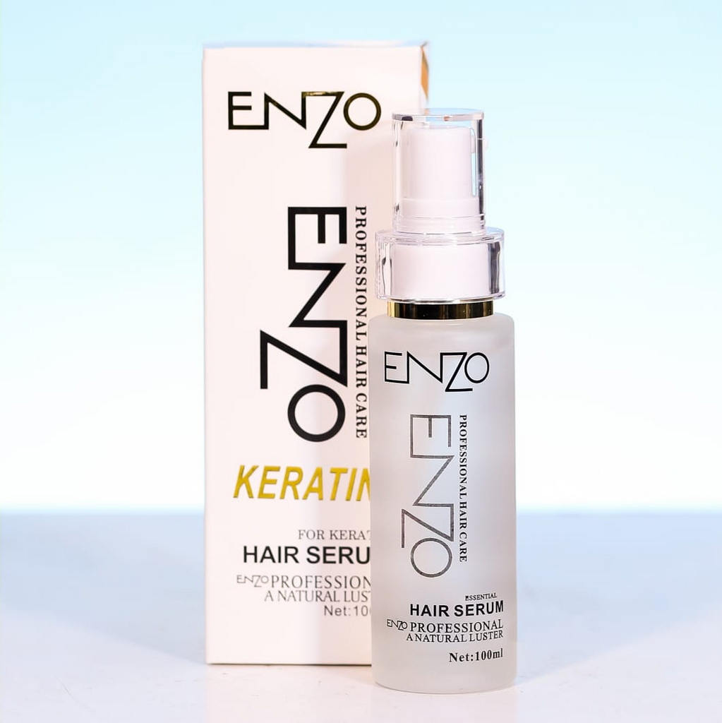 Smooth And Shiny keratin Hair Serum By ENZO 100% Original 