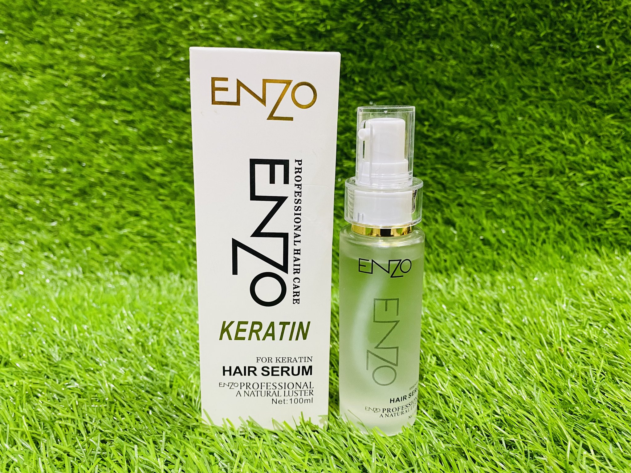 Smooth And Shiny keratin Hair Serum By ENZO 100% Original 